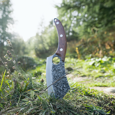 Damascus Knife - Loki Series